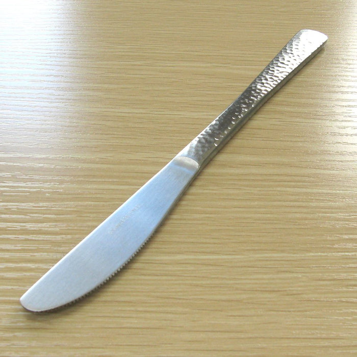 Nagao Japanese Dinner Knife 21.2cm Stainless Steel Hammered Made in Japan-Kiichin - The #1 Place for Japanese Goods in Your Hand!