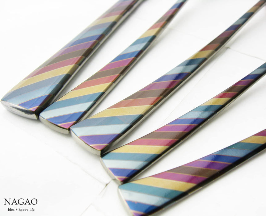 Nagao Niji Butter Knife 14.5cm Stainless Steel Multi-Color Japan Made-Kiichin - The #1 Place for Japanese Goods in Your Hand!