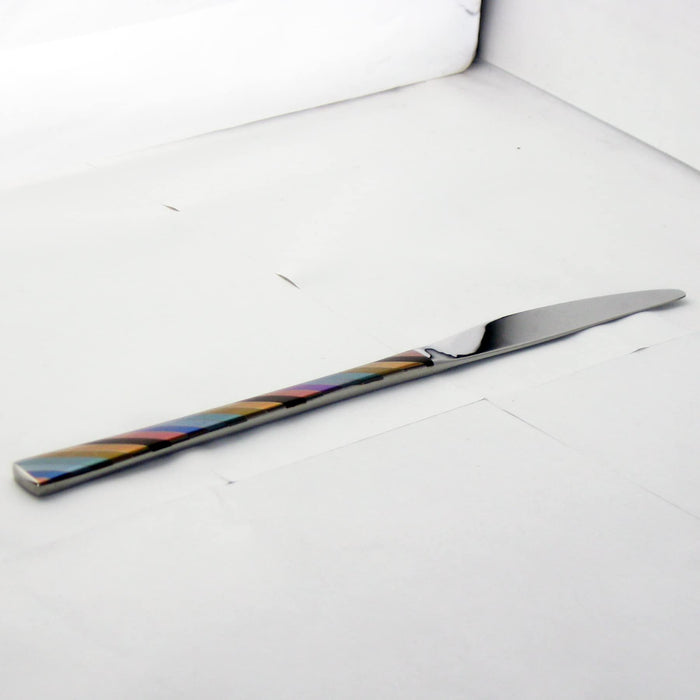 Nagao Niji Dinner Knife 21.1cm Stainless Steel Multi-Color Japan Made-Kiichin - The #1 Place for Japanese Goods in Your Hand!