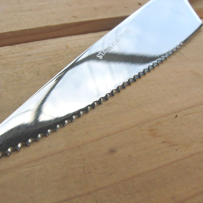 Nagao Nikko 22cm Stainless Steel Steak Knife with Wooden Handle Japan-Kiichin - The #1 Place for Japanese Goods in Your Hand!