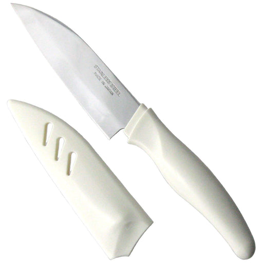 Nagao Tsubame Sanjo 9cm Fruit Knife Sword-Shaped Blade with Sheath Japan Made-Kiichin - The #1 Place for Japanese Goods in Your Hand!