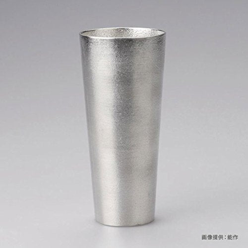 Nousaku Handcrafted Tinware Beer Glass 380ml-Kiichin - The #1 Place for Japanese Goods in Your Hand!