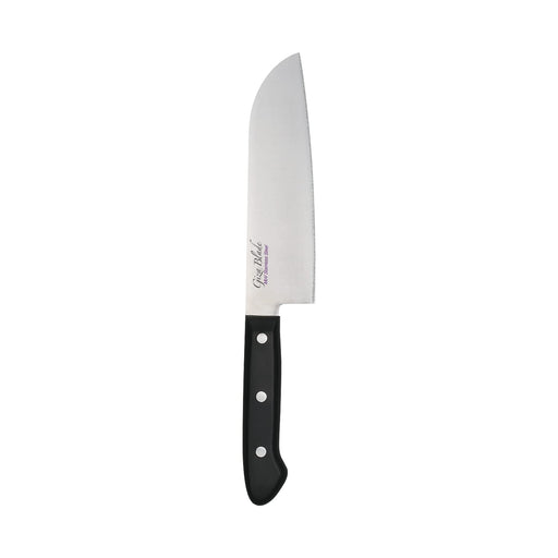 Pearl Metal Santoku Knife 165mm Serrated Blade No Sharpening F-2413-Kiichin - The #1 Place for Japanese Goods in Your Hand!