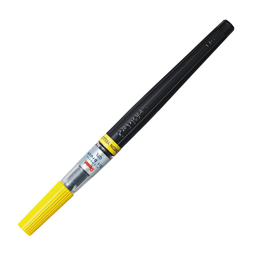 Pentel XGFL-105 Art Brush Pen in Lemon Yellow for Design and Illustration-Kiichin - The #1 Place for Japanese Goods in Your Hand!