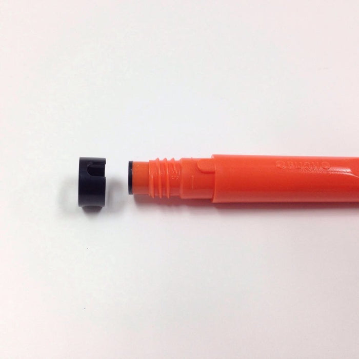 Pentel Vermillion Ink Brush Pen Cartridge Set of 10 FP-BD Model-Kiichin - The #1 Place for Japanese Goods in Your Hand!