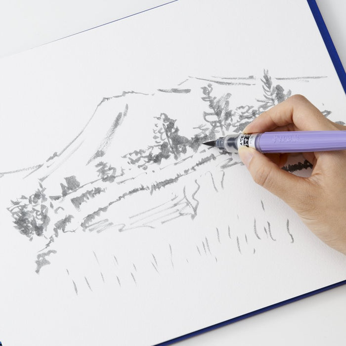 Pentel Black Brush Pen - Light Ink Xfl3L by Pentel-Kiichin - The #1 Place for Japanese Goods in Your Hand!