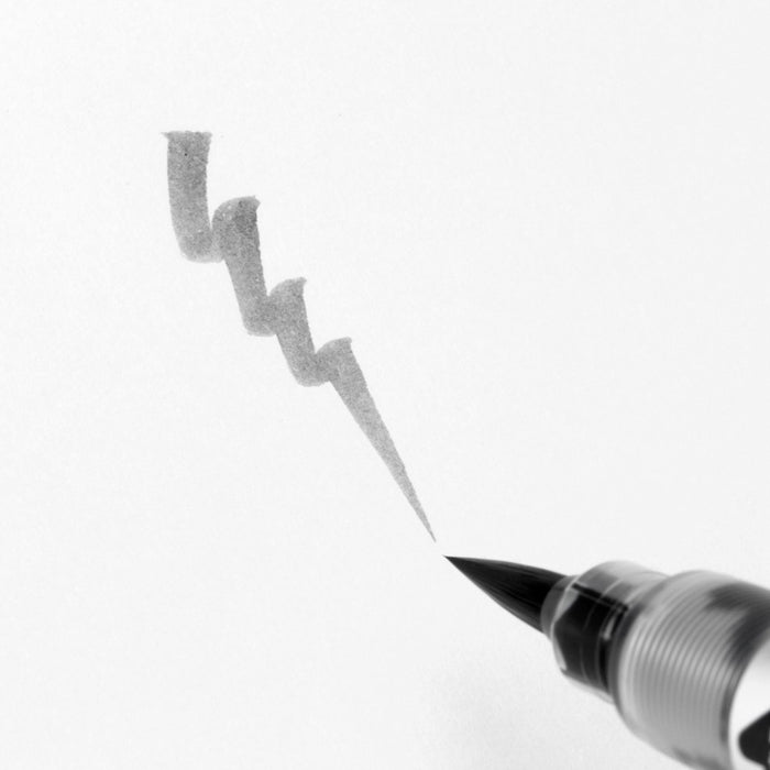 Pentel Black Brush Pen - Light Ink Xfl3L by Pentel-Kiichin - The #1 Place for Japanese Goods in Your Hand!