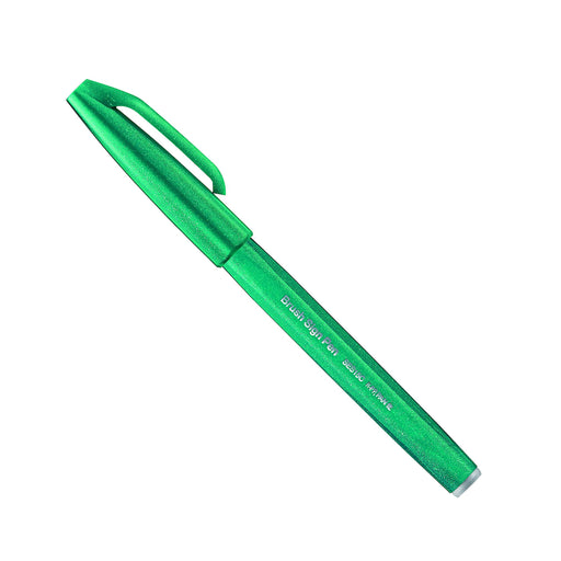 Pentel Turquoise Green Brush Touch Felt Pen Ses15C-D3 Pack of 10-Kiichin - The #1 Place for Japanese Goods in Your Hand!