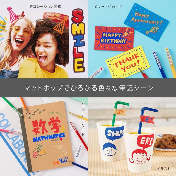 Pentel 10 Pack Matte Hop Pink Color Ballpoint Pens K110-Vp-Kiichin - The #1 Place for Japanese Goods in Your Hand!