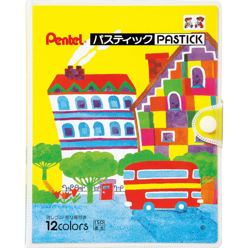 Pentel GC1-12D Crayon Colored Pencil Set 12 Vibrant Colors-Kiichin - The #1 Place for Japanese Goods in Your Hand!