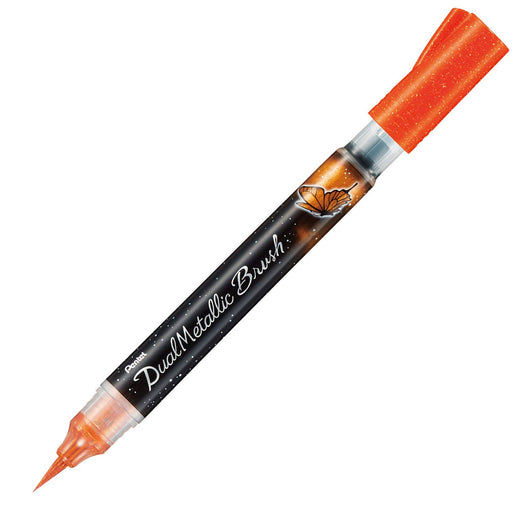 Pentel Dual Metallic Blush Orange and Yellow Xgfh-Df Pen-Kiichin - The #1 Place for Japanese Goods in Your Hand!
