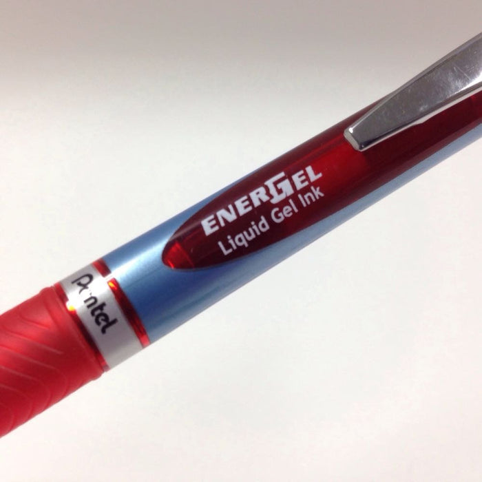 Pentel Energel Bln75-B 0.5 Gel Ink Ballpoint Pen Red Pack of 10-Kiichin - The #1 Place for Japanese Goods in Your Hand!