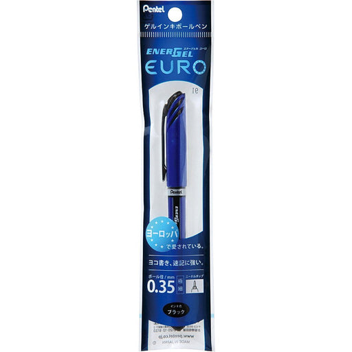 Pentel Energel Euro Gel Ink Ballpoint Pen 0.35mm Black Pack of 5-Kiichin - The #1 Place for Japanese Goods in Your Hand!
