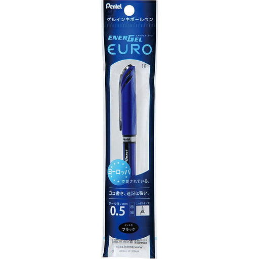 Pentel Energel Euro Black Gel Ink Ballpoint Pen 0.5mm 5 Pack-Kiichin - The #1 Place for Japanese Goods in Your Hand!