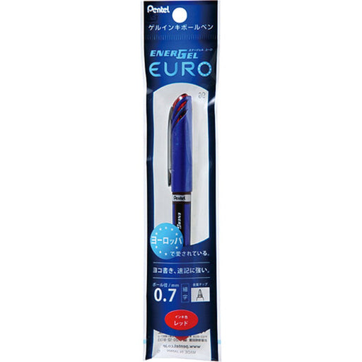 Pentel Energel Euro 0.7mm Red Gel Ink Ballpoint Pen 5 Pieces-Kiichin - The #1 Place for Japanese Goods in Your Hand!