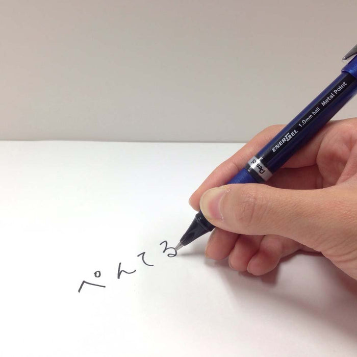 Pentel Energel Euro Bl30-A Gel Ink Ballpoint Pen 1.0 Black Pack of 10-Kiichin - The #1 Place for Japanese Goods in Your Hand!