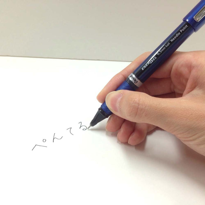 Pentel Energel Euro BLN25-A 10 Pack | 0.5mm Black Gel Ink Ballpoint Pen-Kiichin - The #1 Place for Japanese Goods in Your Hand!