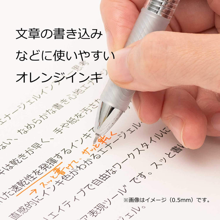Pentel Energel 0.7 Gel Ink Ballpoint Pens Orange Pack of 10-Kiichin - The #1 Place for Japanese Goods in Your Hand!