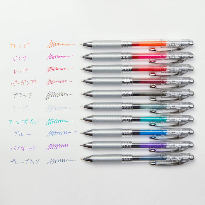 Pentel EnerGel Infree 0.4mm Gel Ink Ballpoint Pen 10 Colors Pack BLN74TL-10-Kiichin - The #1 Place for Japanese Goods in Your Hand!