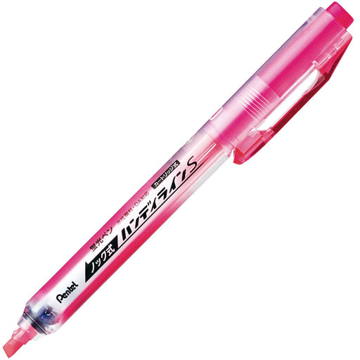 Pentel 10-Pack Pink Axis Handy Line S Sxns15-P Highlighter-Kiichin - The #1 Place for Japanese Goods in Your Hand!