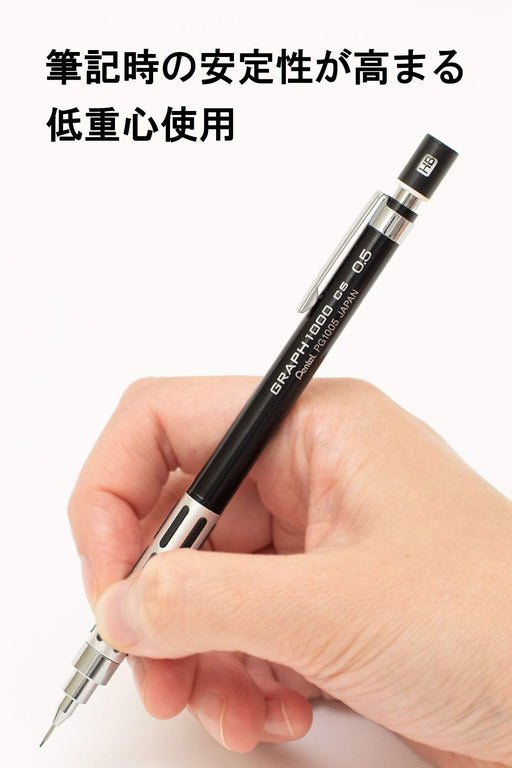 Pentel Graph 1000Cs Black Mechanical Pencil - XPG1005CSA Model-Kiichin - The #1 Place for Japanese Goods in Your Hand!