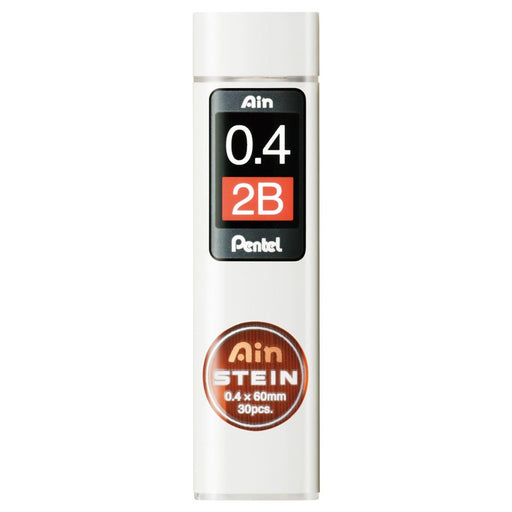 Pentel Ein Stein 2B Mechanical Pencil Refill 0.4mm Pack of 10-Kiichin - The #1 Place for Japanese Goods in Your Hand!