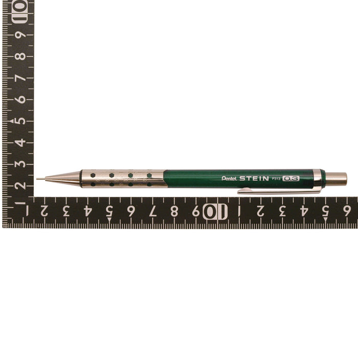 Pentel Stein Sharp Clear Green 0.3mm Mechanical Pencil P313-CD-Kiichin - The #1 Place for Japanese Goods in Your Hand!