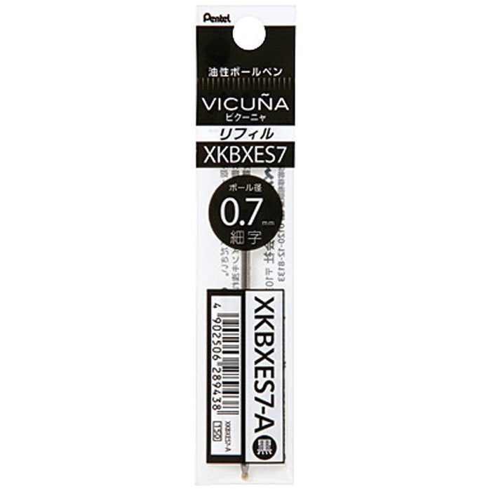 Pentel Vicuna Ex 0.7mm Black Ballpoint Pen Refill - Pack of 10-Kiichin - The #1 Place for Japanese Goods in Your Hand!