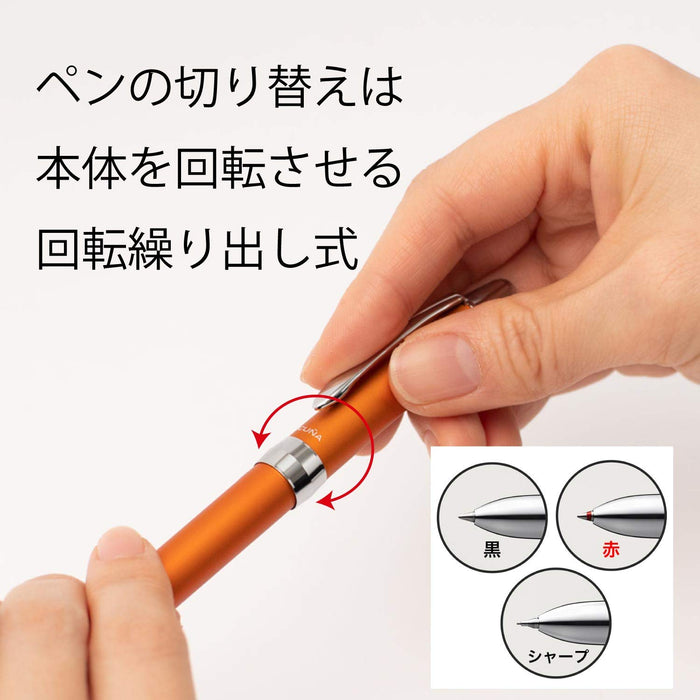 Pentel Vicuna EX BXW1575F Multifunctional Orange Ballpoint Pen-Kiichin - The #1 Place for Japanese Goods in Your Hand!
