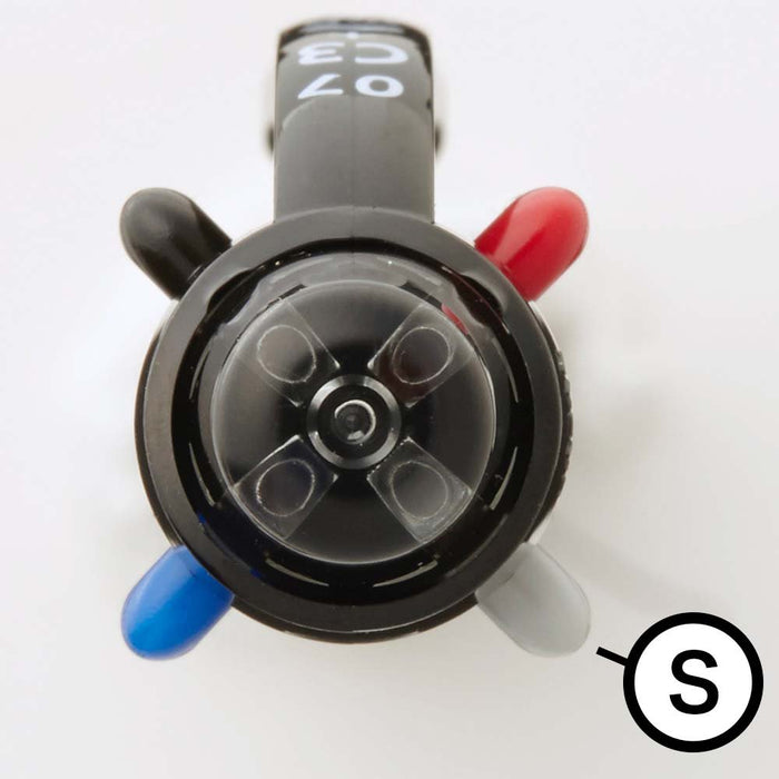 Pentel Vicuna BXW475A Multifunctional Black Axis Pen-Kiichin - The #1 Place for Japanese Goods in Your Hand!