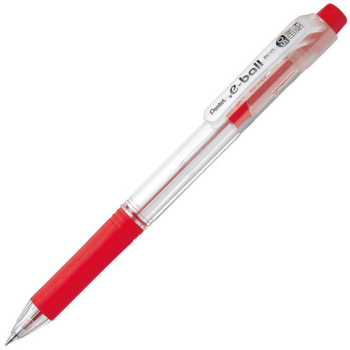 Pentel Dot E-Ball 0.5mm Red Ballpoint Pens Oil-Based Ink 5-Pack-Kiichin - The #1 Place for Japanese Goods in Your Hand!