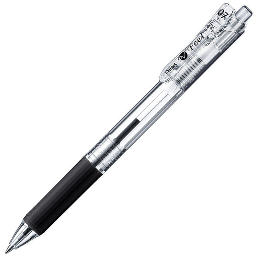 Pentel BxB117T-A Clear Ballpoint Pen 0.7mm 10-Pack Oil-Based Ink-Kiichin - The #1 Place for Japanese Goods in Your Hand!