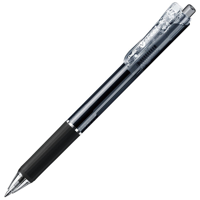 Pentel 10 Pack Clear Black 0.7 Oil-Based Ballpoint Pen XBXB117A10-Kiichin - The #1 Place for Japanese Goods in Your Hand!
