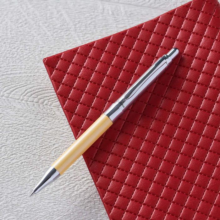Pentel Vicuna Ex Sierra Bx3005Cg - Ballpoint Pen with 0.5mm Yellow Shaft Oil-Based Ink-Kiichin - The #1 Place for Japanese Goods in Your Hand!
