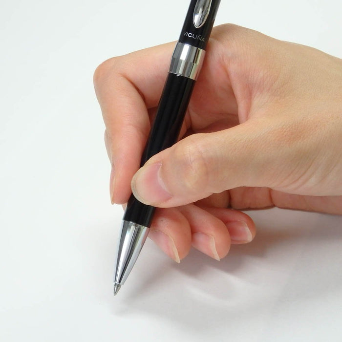 Pentel Vicuna Ex2 Bx2007A Black Barrel Oil-Based Ballpoint Pen-Kiichin - The #1 Place for Japanese Goods in Your Hand!