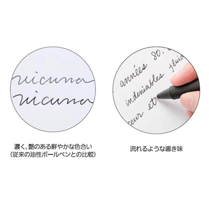 Pentel Vicuna Ex2 Bx2007A Black Barrel Oil-Based Ballpoint Pen-Kiichin - The #1 Place for Japanese Goods in Your Hand!