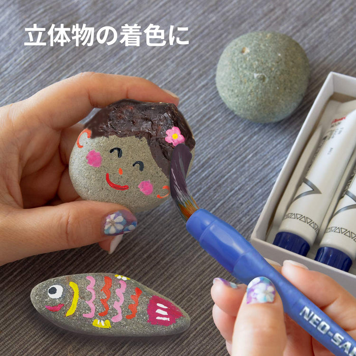 Pentel Acrylic Gouache Paint Set 12 Colors Including 2 White Wxr-12-Kiichin - The #1 Place for Japanese Goods in Your Hand!