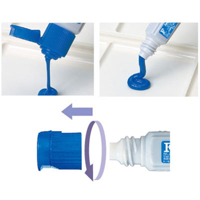 Pentel Watercolor Paint Set Blue F Series Pack of 5-Kiichin - The #1 Place for Japanese Goods in Your Hand!