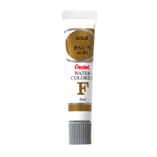 Pentel Golden Watercolor Paint Set - F Paints WFR-T90 Set of 10-Kiichin - The #1 Place for Japanese Goods in Your Hand!