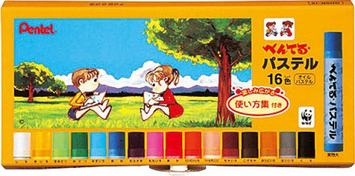 Pentel Ghsr-16 Pastel Set 16 Vibrant Colors-Kiichin - The #1 Place for Japanese Goods in Your Hand!