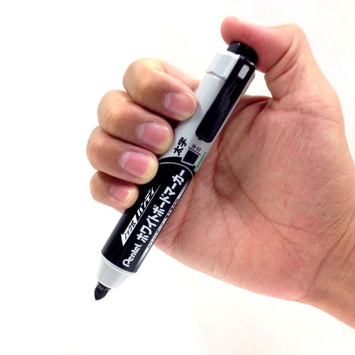 Pentel 10 Pack Bold Red Ink Whiteboard Marker Retractable with Flat Lead - MWXN6M-B-Kiichin - The #1 Place for Japanese Goods in Your Hand!