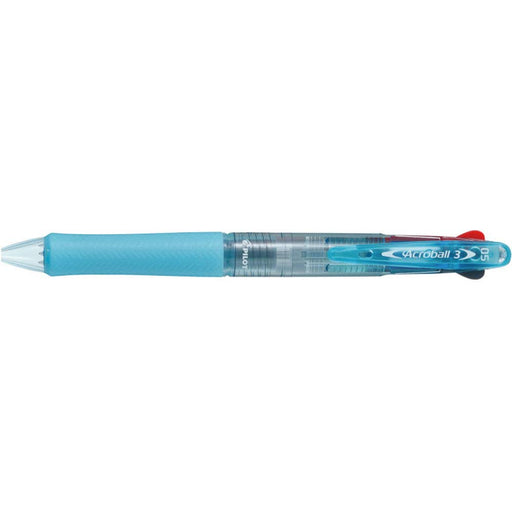 Pilot Acroball 3 Clear Soft Blue 0.5mm 3-Color Ballpoint Pen - Bkab40Efcsl-Kiichin - The #1 Place for Japanese Goods in Your Hand!