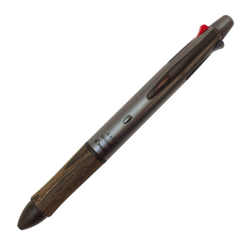 Pilot 4+1 Gray Wood Maximum Length 148mm Diameter 14.1mm - Pilot Bkhfw2Srgy-Kiichin - The #1 Place for Japanese Goods in Your Hand!