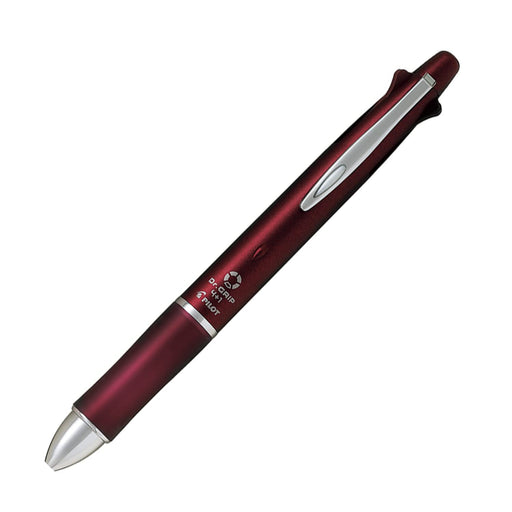 Pilot Doctor Grip 4+1 0.5mm Multipen Black Ash Metal Bordeaux - PBKHDF1SEF-B-Kiichin - The #1 Place for Japanese Goods in Your Hand!