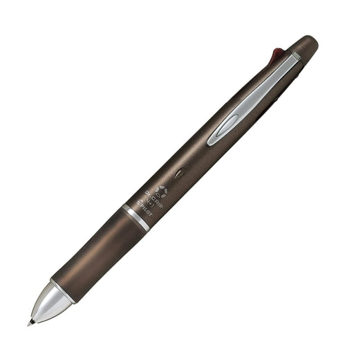 Pilot Doctor Grip 4+1 Black 0.5mm Pbkhdf1Sef-B Ash Metal Brown Finish-Kiichin - The #1 Place for Japanese Goods in Your Hand!