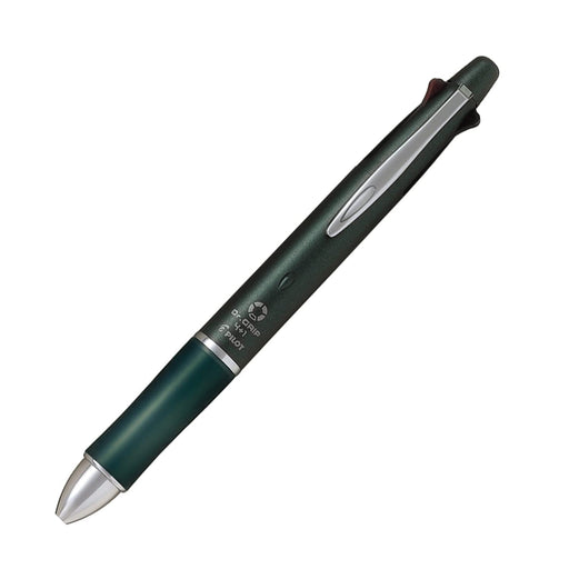 Pilot Doctor Grip 4+1 0.5mm Multi-Function Pen Black Ash Metal Olive-Kiichin - The #1 Place for Japanese Goods in Your Hand!