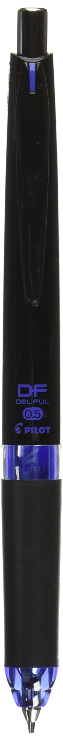 Pilot Delful Double Knock Mechanical Pencil 0.5mm Black & Blue HDF-50R-BL-Kiichin - The #1 Place for Japanese Goods in Your Hand!