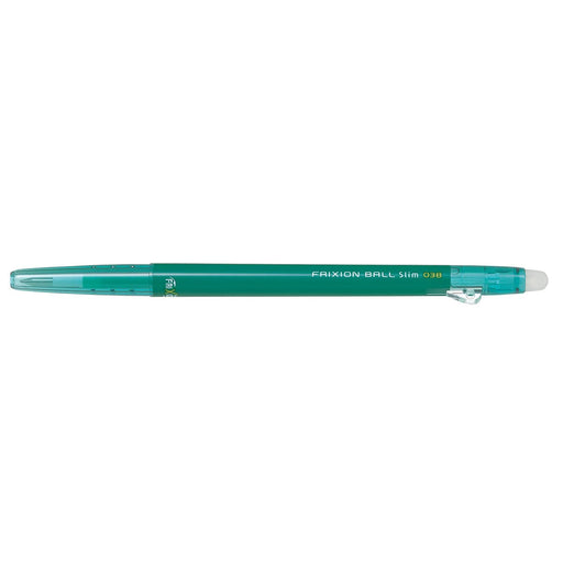Pilot Frixion Ball Slim 038 Green Ballpoint Pen - Ideal for Test (Lfbs-18Uf-Fg)-Kiichin - The #1 Place for Japanese Goods in Your Hand!