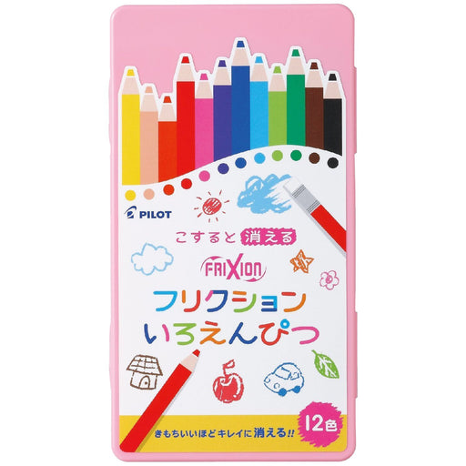 Pilot Frixion 12-Color Set High-Quality Pink Colored Pencils by Pilot-Kiichin - The #1 Place for Japanese Goods in Your Hand!