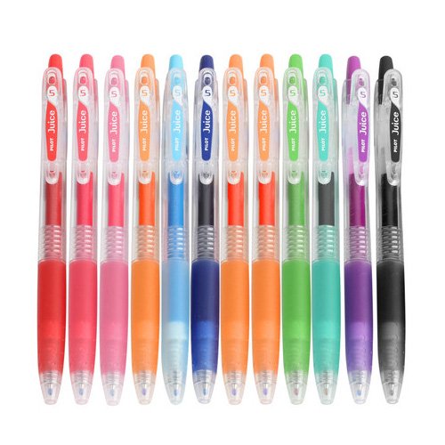 Pilot Gel Ballpoint Pen Set 12 Colors 0.5mm - Pilot Juice LJU120EF Extra Fine Tip-Kiichin - The #1 Place for Japanese Goods in Your Hand!
